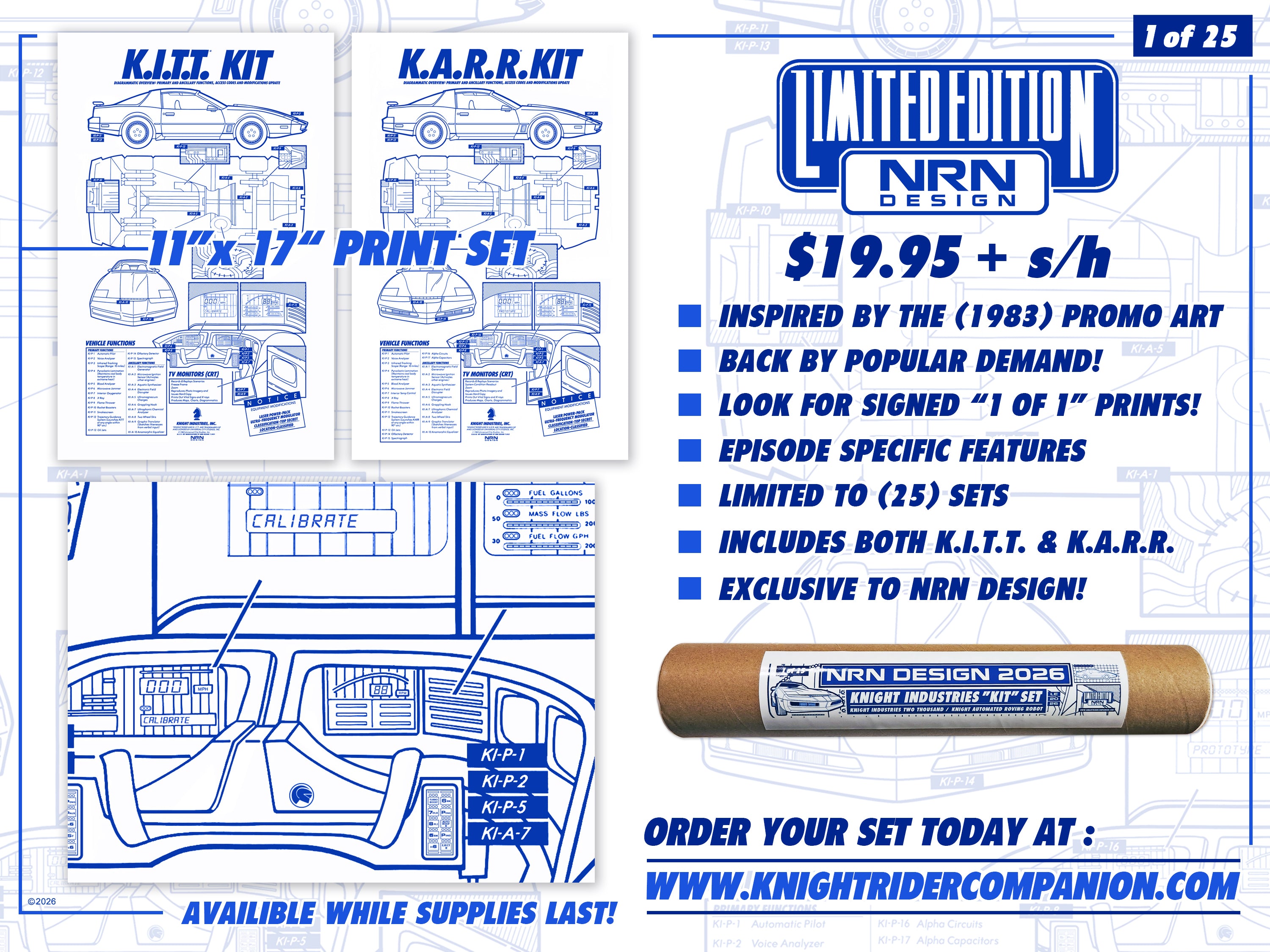 knight-industries-kit-11-x-17-poster-set