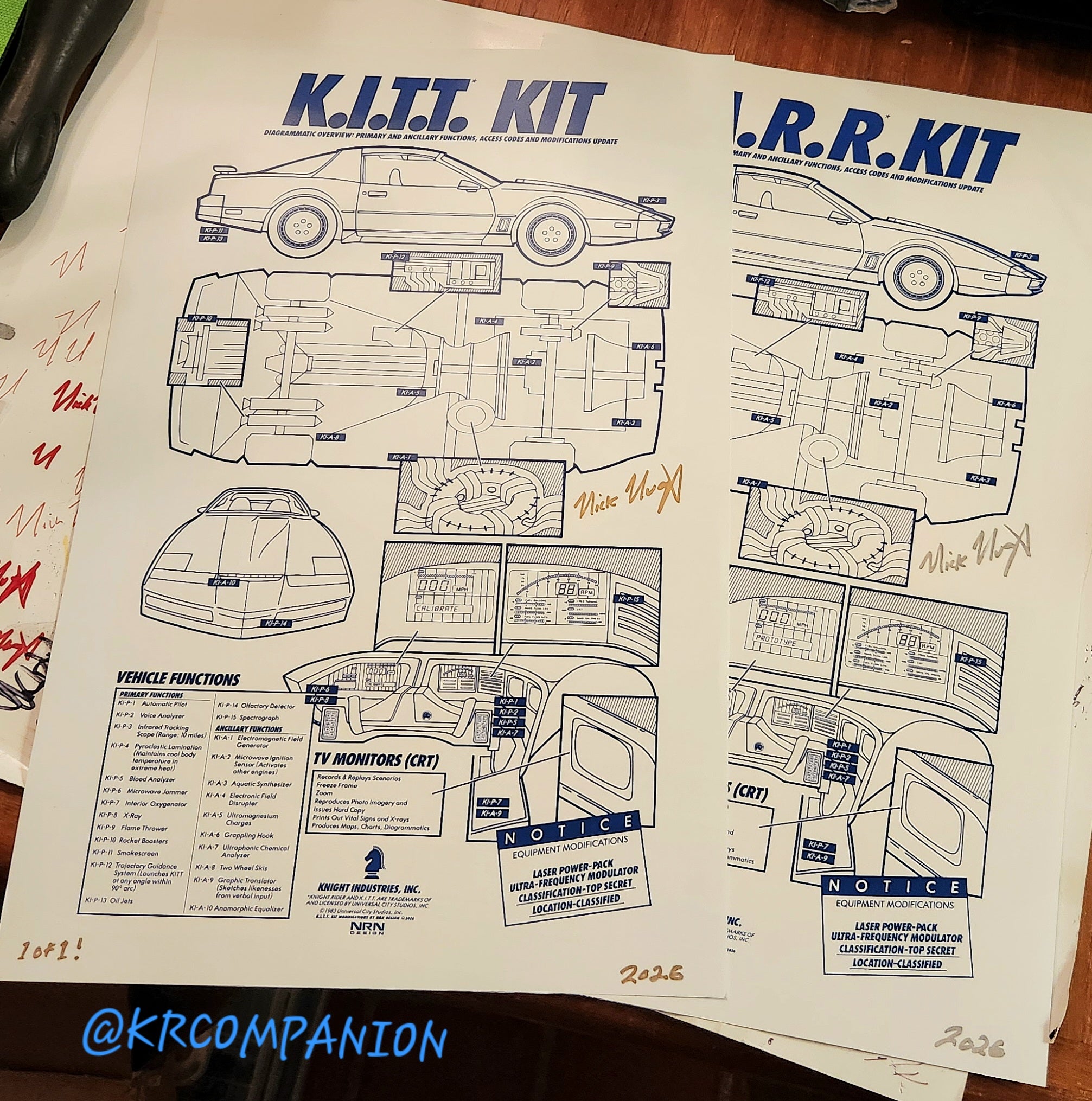 knight-industries-kit-11-x-17-poster-set
